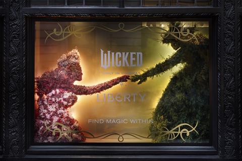 Liberty Christmas window 2024